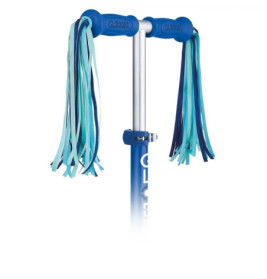 Fantasy Ribbon Lenkerfransen blau 2er-Set