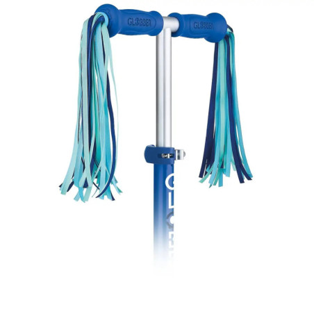 Fantasy Ribbon Lenkerfransen blau 2er-Set