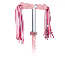 Fantasy Ribbon Lenkerfransen rosa 2er-Set