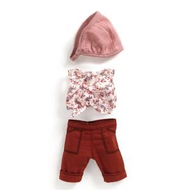 POMEA Puppenkleidung Lovely Burgundy