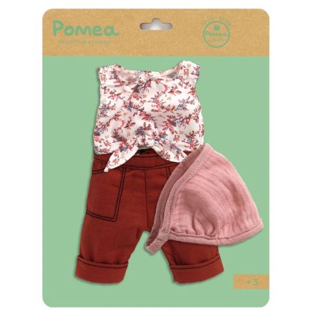 POMEA Puppenkleidung Lovely Burgundy