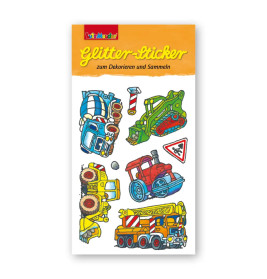 Glitter-Sticker Baustelle 4