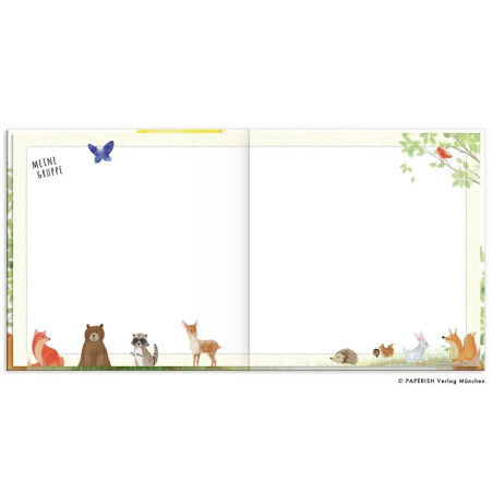 Kindergartenfreunde – TIERE: ein Album für meine ersten Freunde (Freundebuch Kindergarten 3 Jahre)