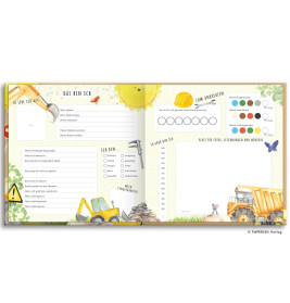 Kindergartenfreunde – Baustelle: ein Album für meine ersten Freunde (Freundebuch Kindergarten 3 Jahr