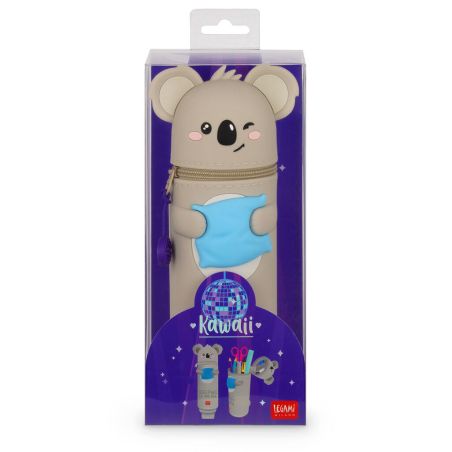 Kawaii - 2-in-1 Silicone Penci l Case - Koala