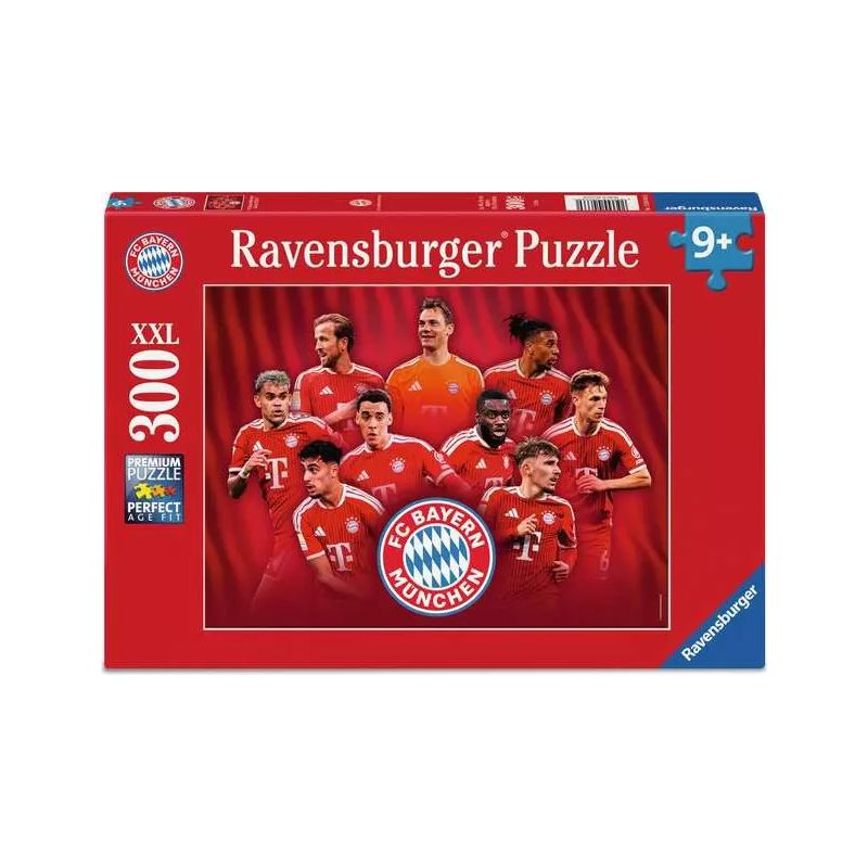 Ravensburger Kinderpuzzle FC Bayern München – 300 XXL Teile für kleine Fans ab 9 Jahren (12004666)