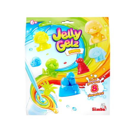 Simba Jelly Gelz Dinos Sticker: Coole Dinosaurier-Deko für Fenster & glatte Oberflächen