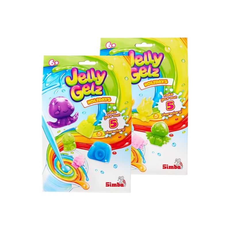 Simba Jelly Gelz Holidays: Fenster-Sticker für die Ferienzeit – 2-fach sortiert & wiederablösbar
