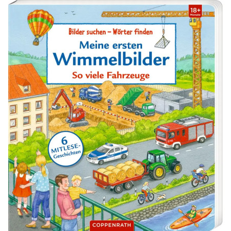Bilder s.-Wörter f.: Meine 1.Wimmelbilder - So viele Fahrz.