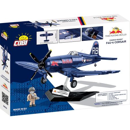 COBI® Flying Bulls Chance Vought F4U-4 Corsair Bausteinmodell 1:32 | Sammlerstück
