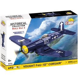 COBI Vought F4U-1 Corsair – Modellbausatz des WW2 Jagdflugzeugs – Detailgetreu, Bausteine, ab 8 Jahre