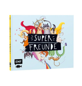 Edition Michael Fischer Superfreunde Freundebuch – Erinnerungsalbum für Kinder & Freunde