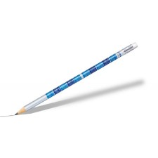 Bleistift m.Gummitip 1x1 Härte 2,5