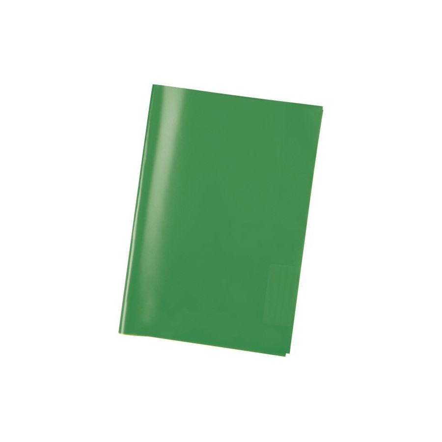 Heftschoner A5 transparent grün