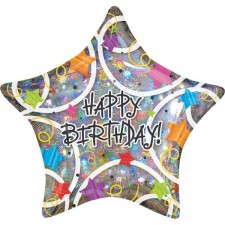Standard Happy Birthday Stars