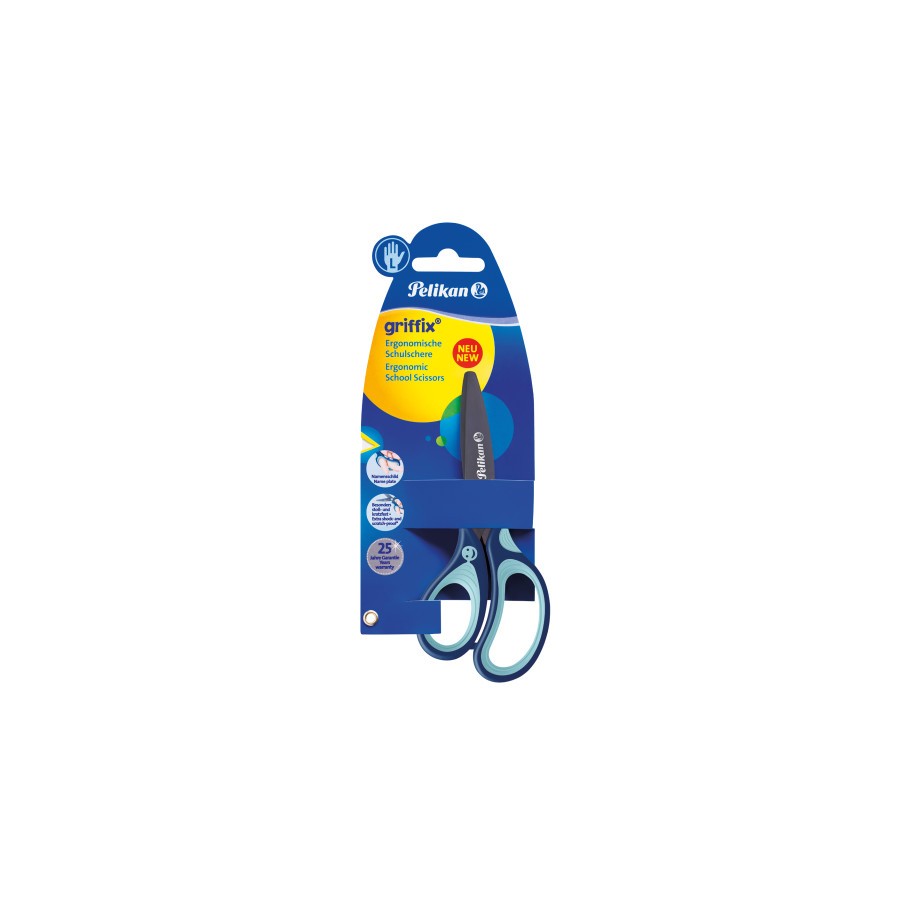 Griffix Schulschere blau links