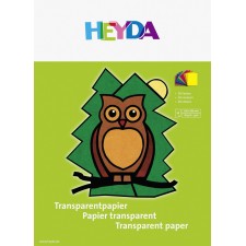 Transparentpapier, 10 Bögen farblich sortiert