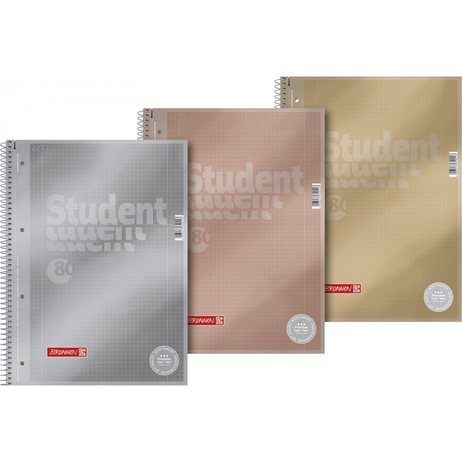 Collegebl A4 Lin28 90 g. Metallic
