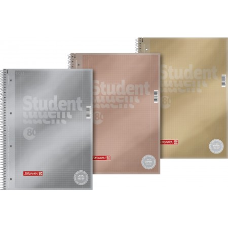 Collegebl A4 Lin28 90 g. Metallic