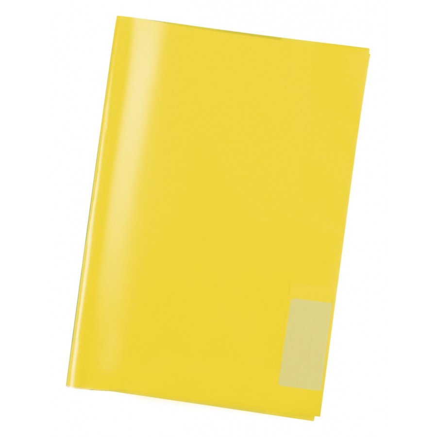 100 Heftschoner A5 transparent gelb
