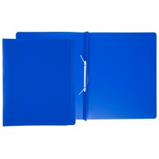 Schnellhefter f. A4, transluzent blau, Überbreite, Rücken bis auf 2 cm erweiterbar, kaufm. Heftung