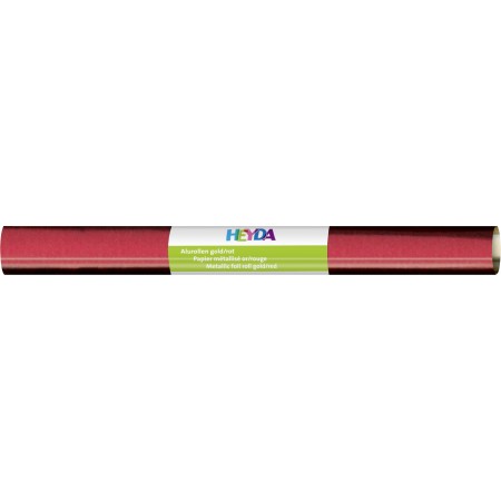 Alurolle 50 x 78 gold/rot