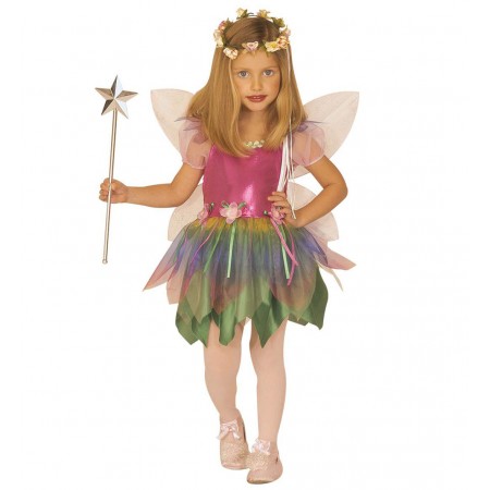 REGENBOGENFEE (Kleid, Flügel) (158 cm / 11-13 Years)