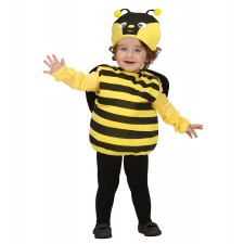 PUFFY BEE (Kostüm mit Flügeln, Kopfbedeckung) (90-104 cm / 1-3 Years)
