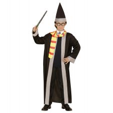 ZAUBERER (Robe, Schal, Hut) (140 cm / 8-10 Years)