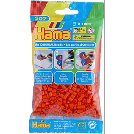 HAMA Perlen, orange, 1.000 Stück