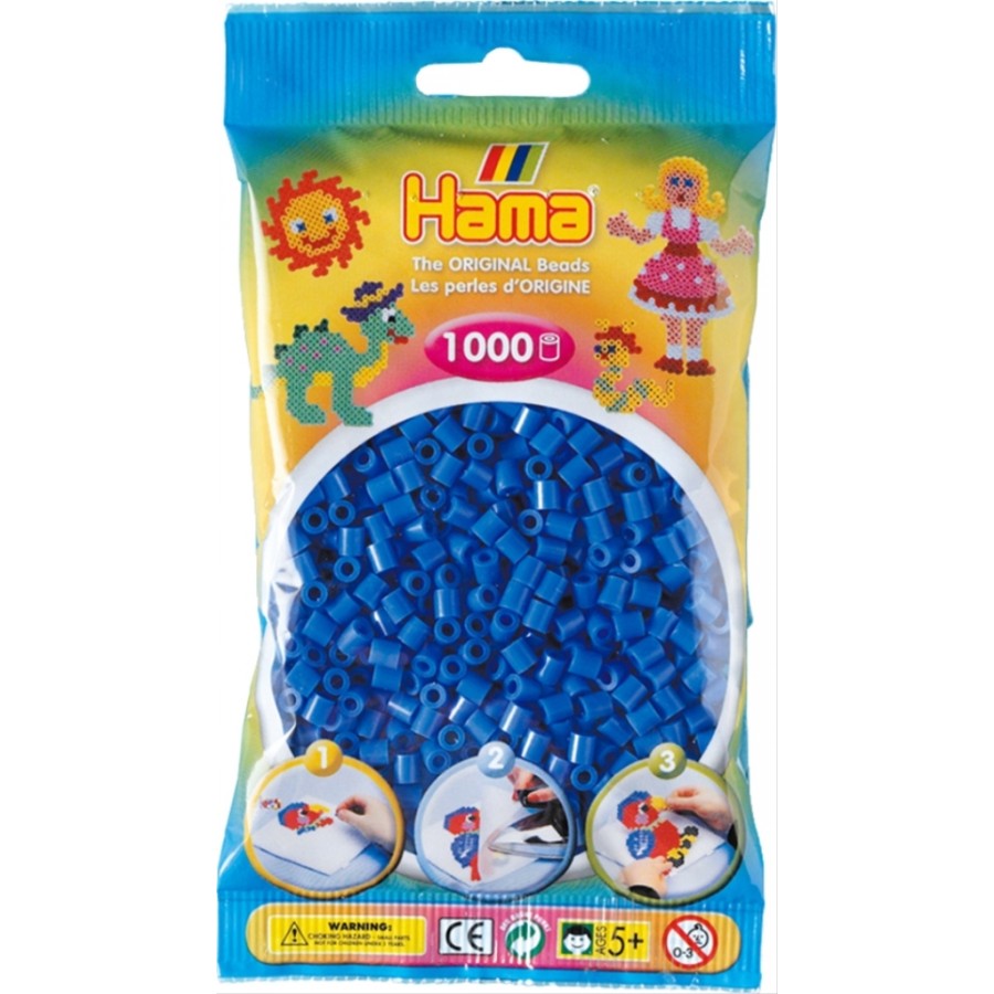 HAMA Perlen, hellblau, 1.000 Stück