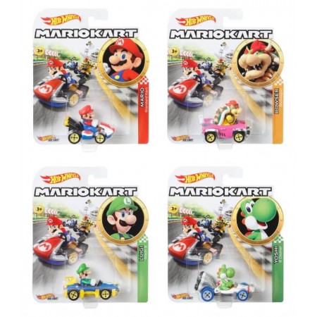 Mattel GBG25 Hot Wheels Mario Kart Replica 1:64 Die-Cast Sortiment Mattel GBG25 Hot Wheels Mario Kart Replica 1:64 Die-Cast Sortiment