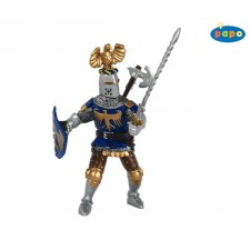 Ritter mit Adlerhelm, blau