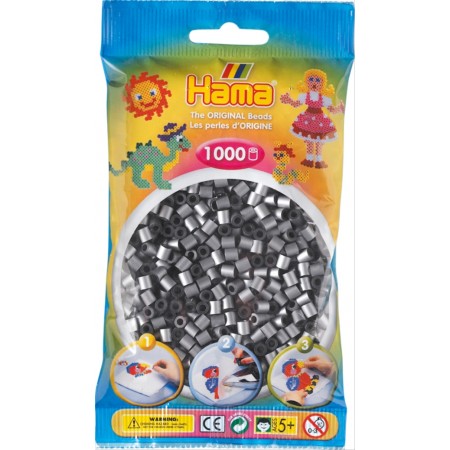 HAMA Bügelperlen Midi - Silber 1000 Perlen