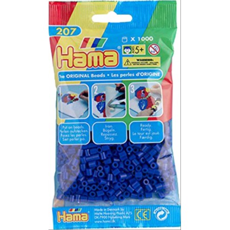 HAMA Bügelperlen Midi - Blau 1000 Perlen