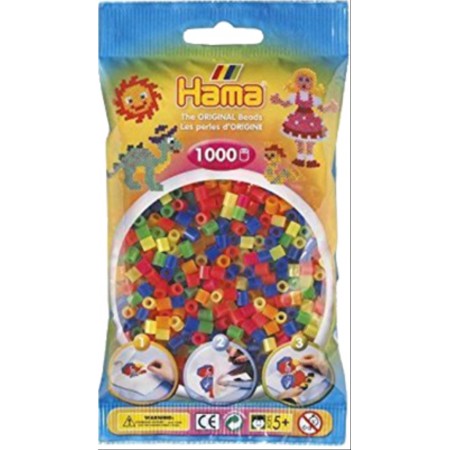 HAMA Bügelperlen Midi - Neon Mix 1000 Perlen