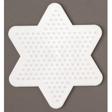 Hama Stiftplatte großer Stern weiß für Bügelperlen midi 