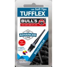 BULL'S Tufflex Soft Tips 6mm(2BA) schwarz 100 Stück