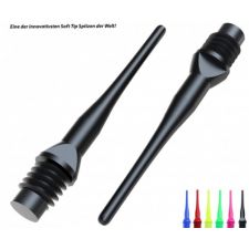 BULL'S Tufflex Soft Tips 6mm(2BA) schwarz 100 Stück