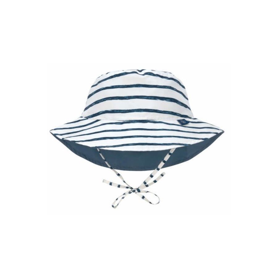 LSF Sun Protection Bucket Hat Stripes navy,