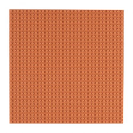 Open Bricks Baseplate 32x32 hellbraun
