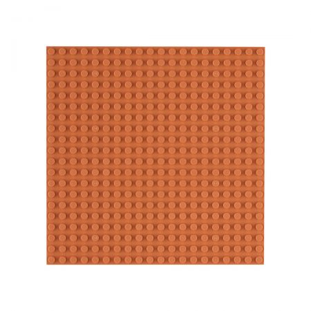 Open Bricks Baseplate 20x20 hellbraun