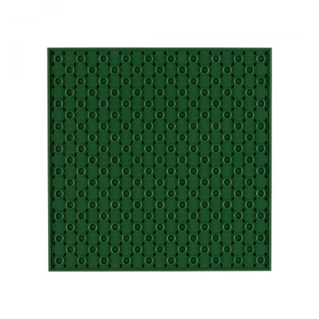 Open Bricks Baseplate 20x20 olive grün