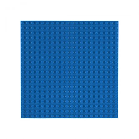 Open Bricks Baseplate 20x20 blau 4er