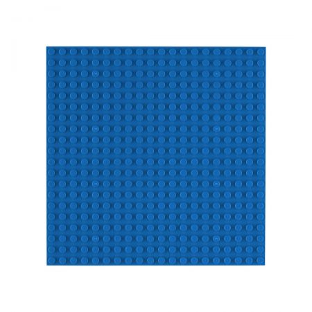 Open Bricks Baseplate 20x20 blau 4er