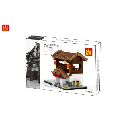 Wange Architecture Set chinesisches Restaurant