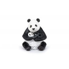 Sitzender Panda mit Jungem