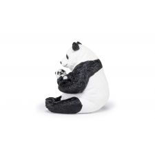 Sitzender Panda mit Jungem