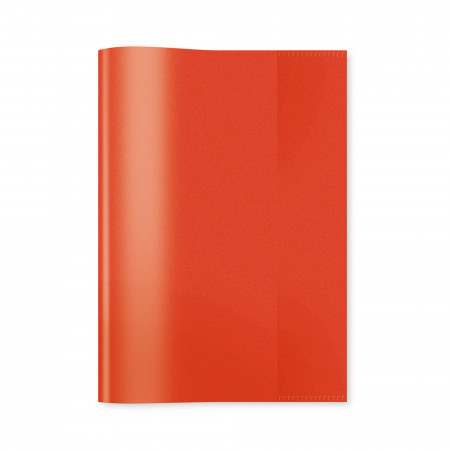 Heftschoner A5 rot transparent