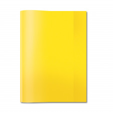 Heftschoner A4, gelb, transparent